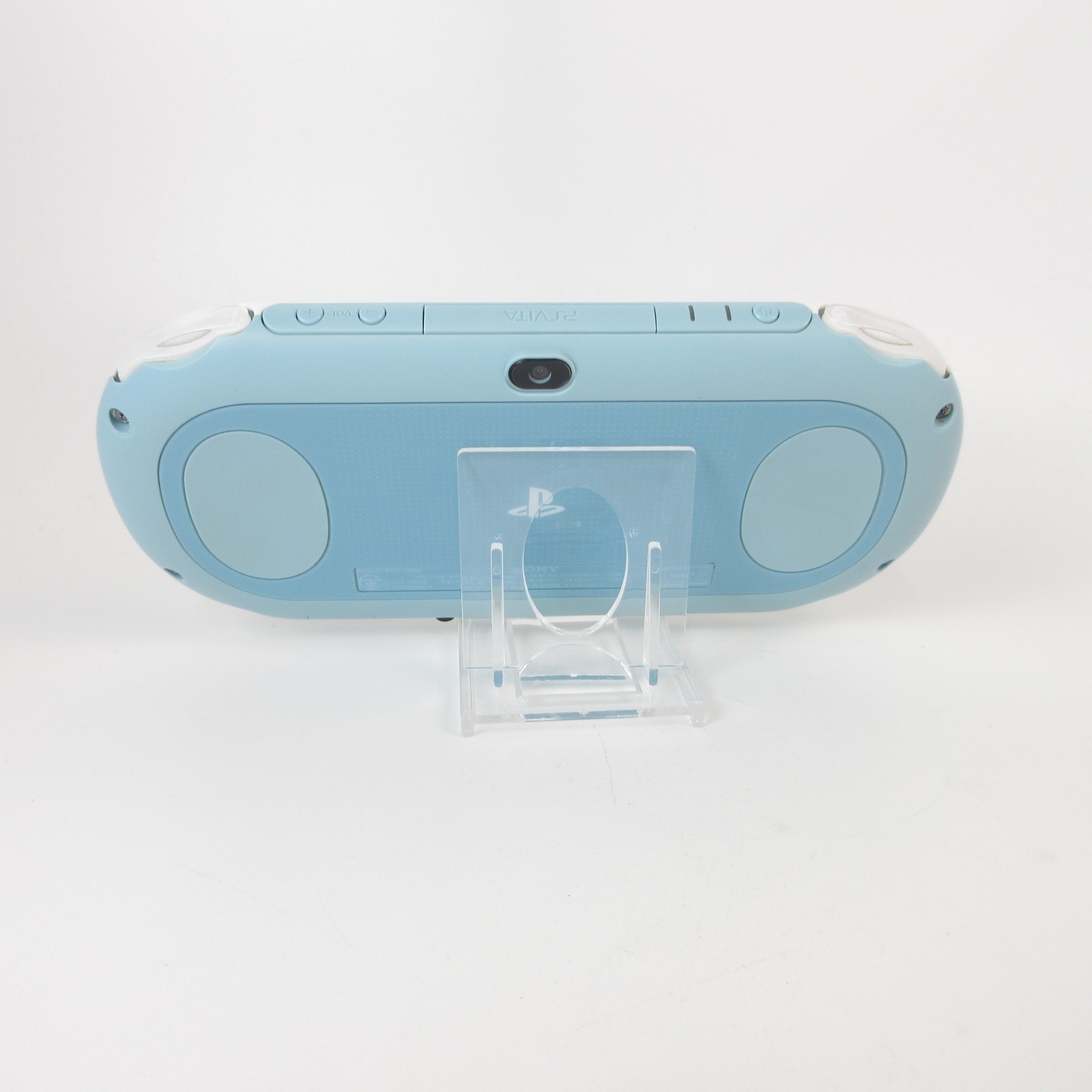 【Very Good】Sony PS Vita PCH-2000 Light Blue / White Wi-Fi Model Console only #Ar