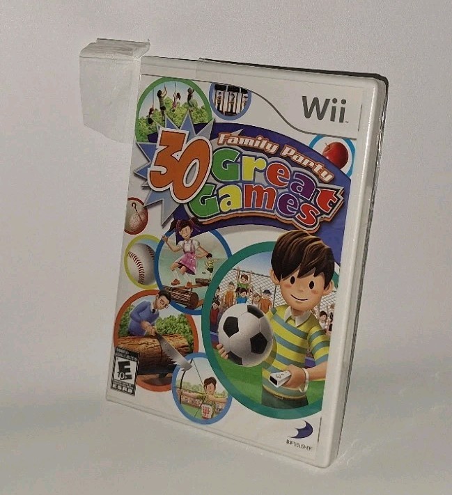 Family Party 30 Great Games Nintendo Wii 2008 Tamsoft/D3 PUBLISHER NEW W/TEAR
