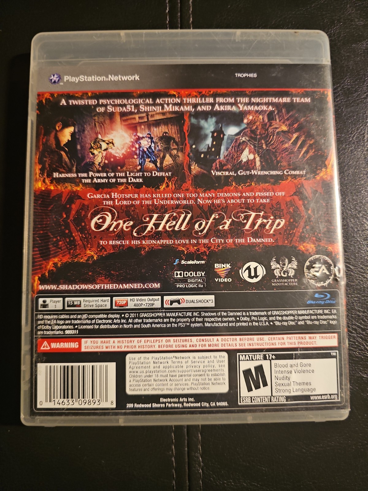 Shadows of the Damned – (Sony PlayStation 3, PS3) Complete CIB – Clean