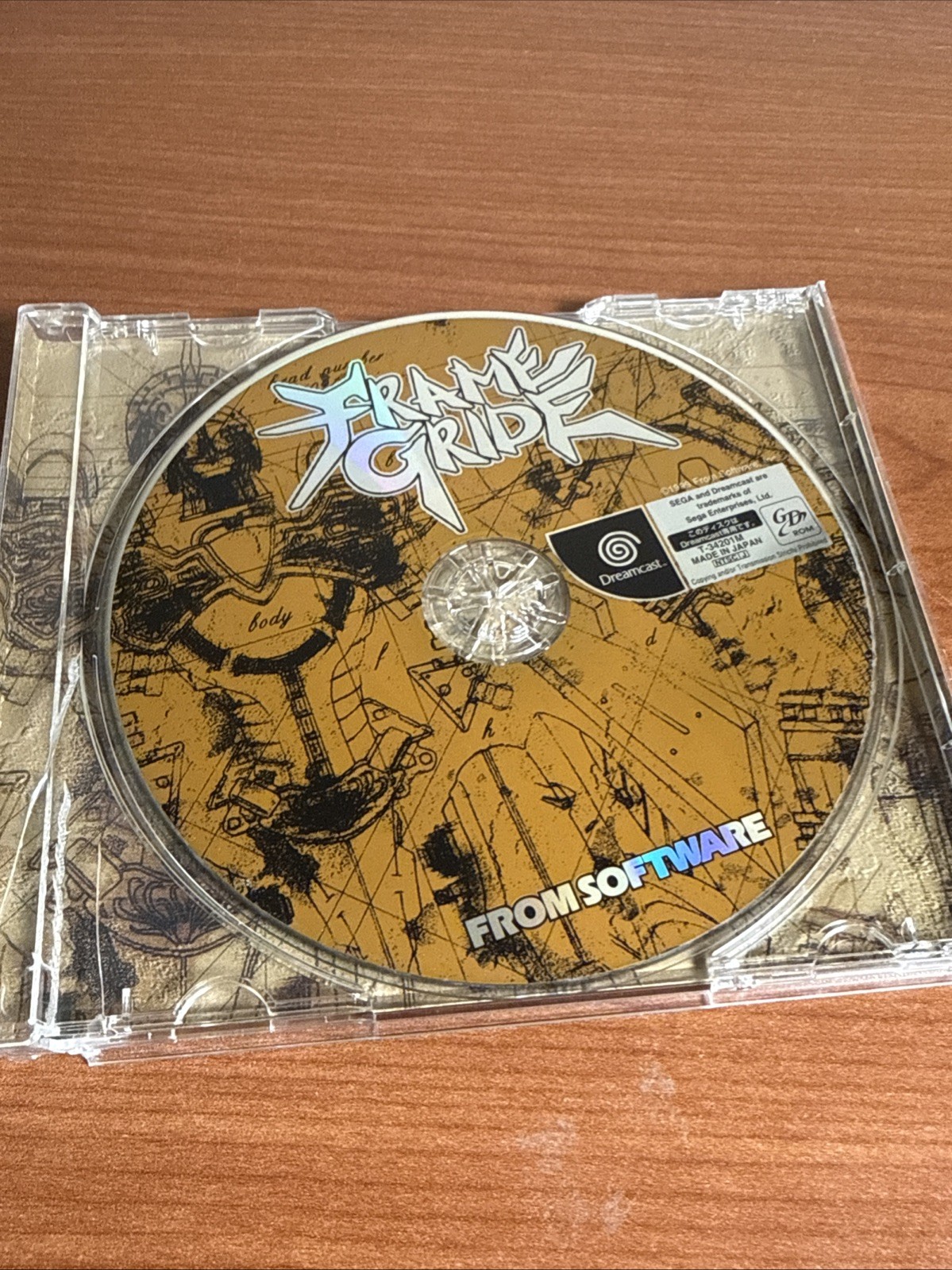 Frame Gride (Sega Dreamcast, 1999, Japan Import ) Authentic & Complete Bad Hinge