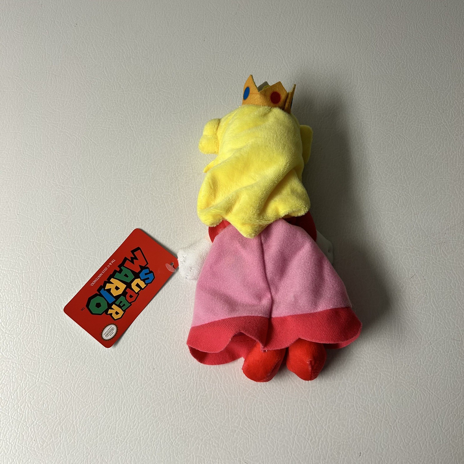 New SUPER MARIO Brothers – PRINCESS PEACH Pink Plush Stuffed 9” NWT