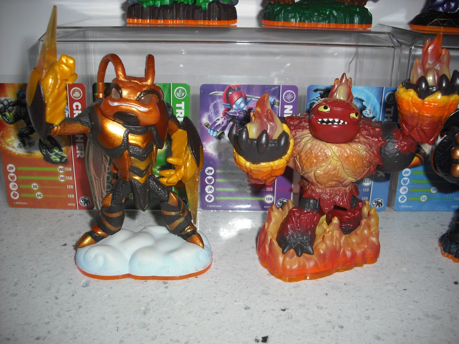 Skylanders Giants Set w/ Scarlet Ninjini, Pumpkin Eye Brawl, Granite Crusher