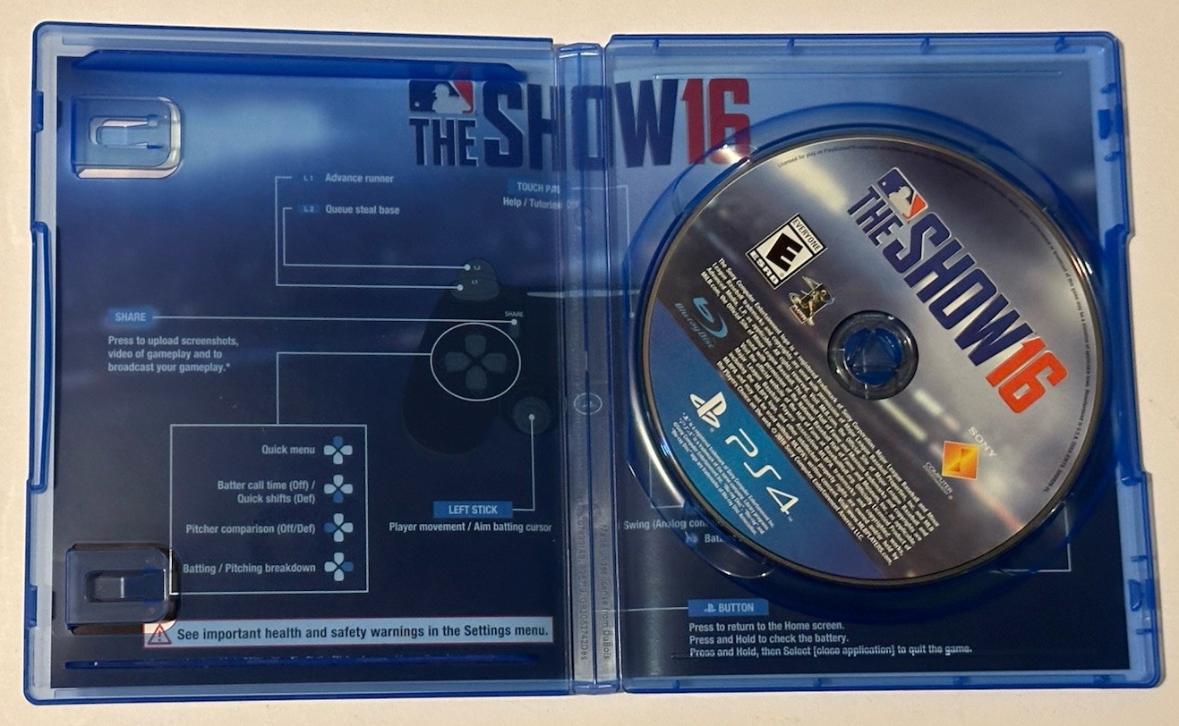 MLB: The Show 16 (Sony PlayStation 4, 2016)