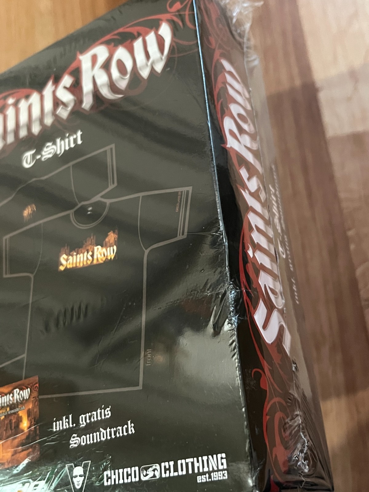 SEALED Saints Row 1 2006 Box Set Soundtrack And Shirt XXL Germany Exclusive RARE