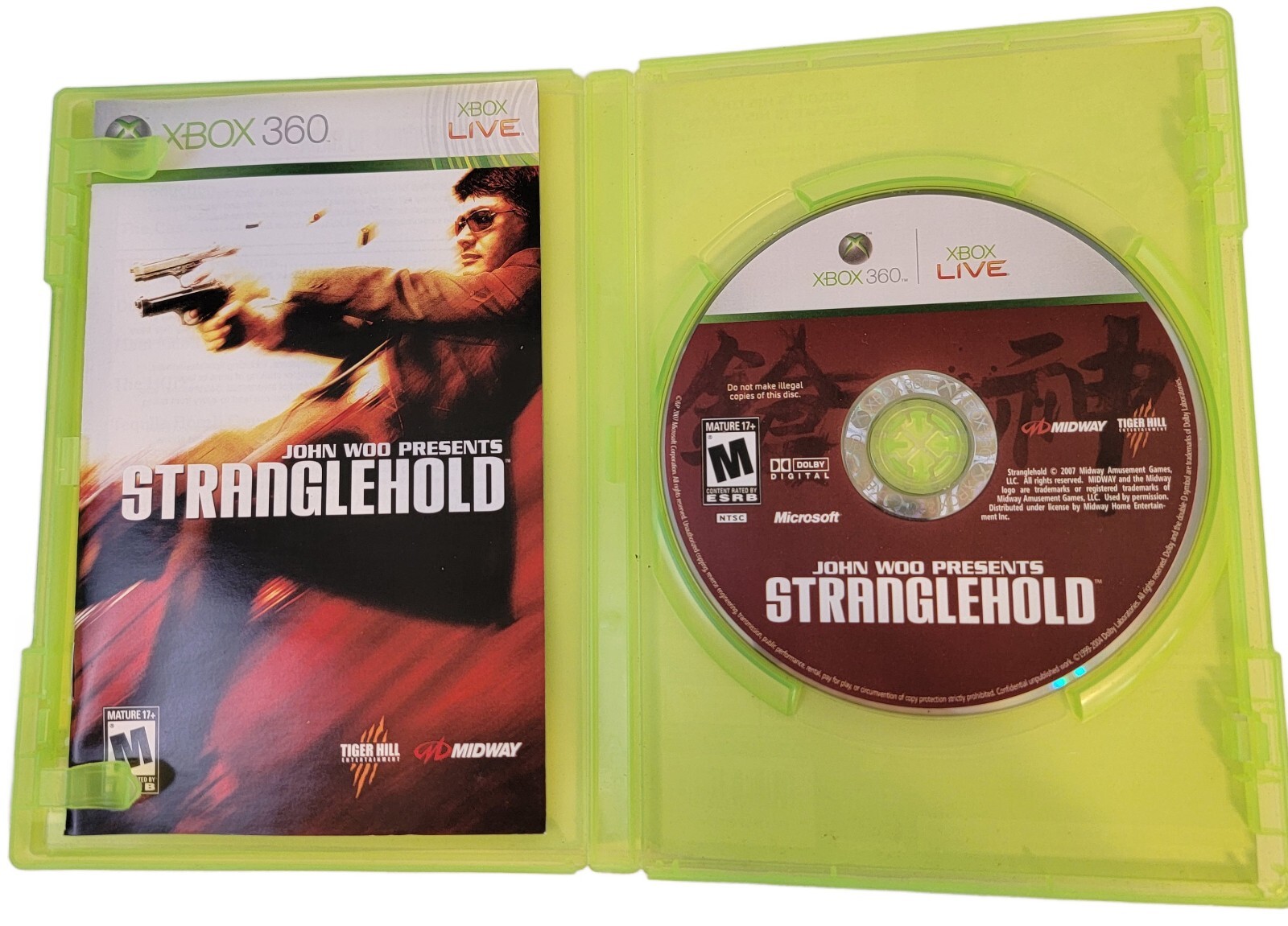 Stranglehold (Microsoft Xbox 360, 2007) RETURNS NOT ACCEPTED