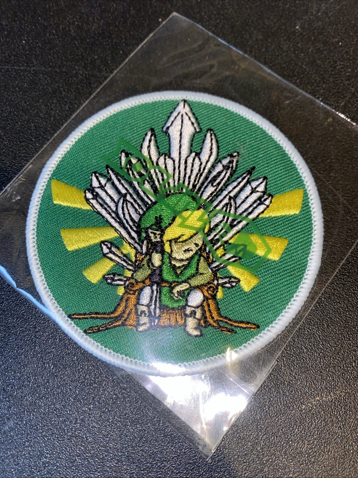 Zelda 1up Box Patch Collector New Still In Plastic Sew-on / Iron On Patch Link