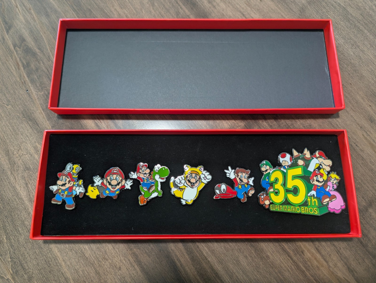 Super Mario Bros. 35th Anniversary Pin Set #2 Official My Nintendo New RARE