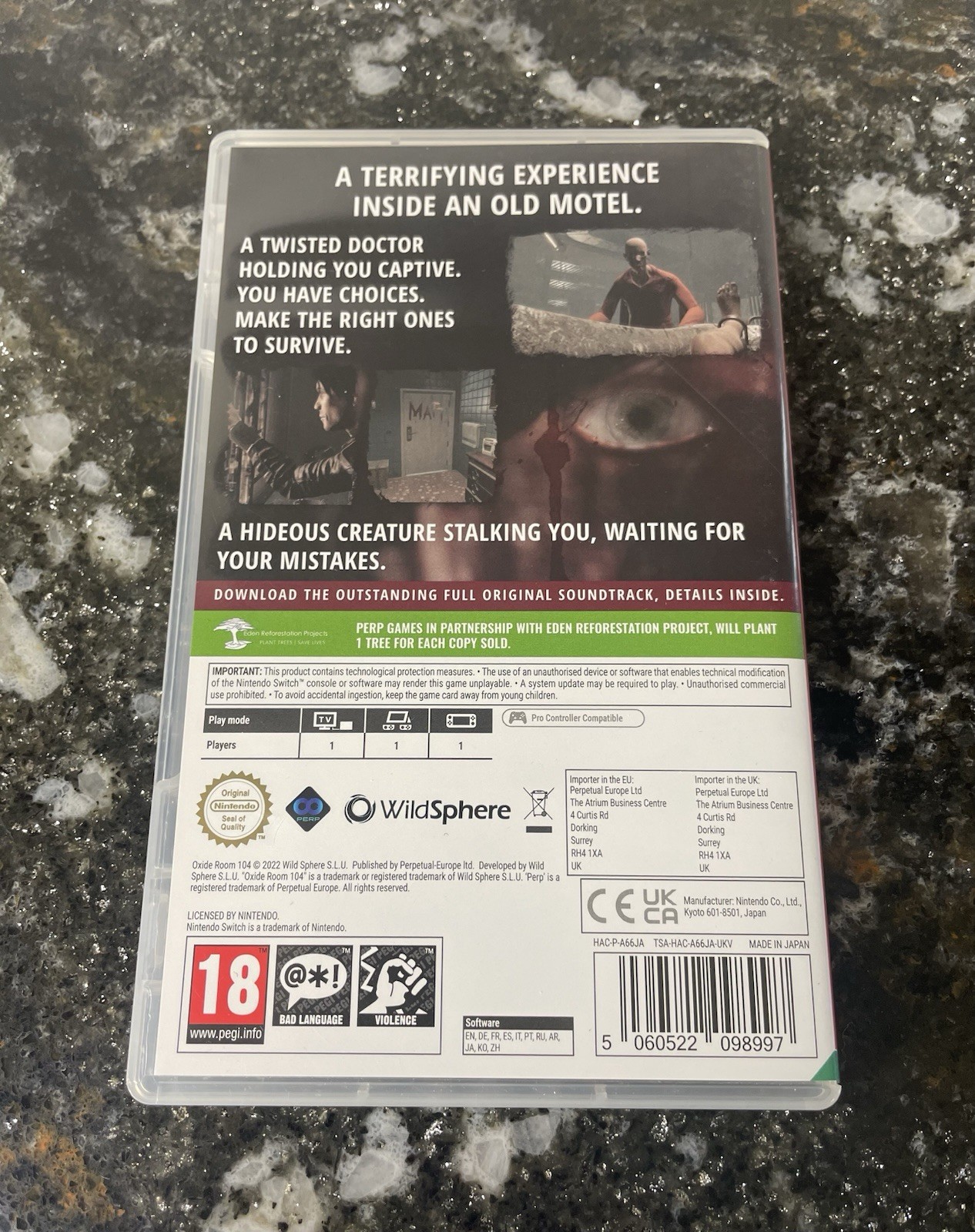 Oxide Room 104 (Nintendo Switch, 2022) COMPLETE CIB TESTED!!