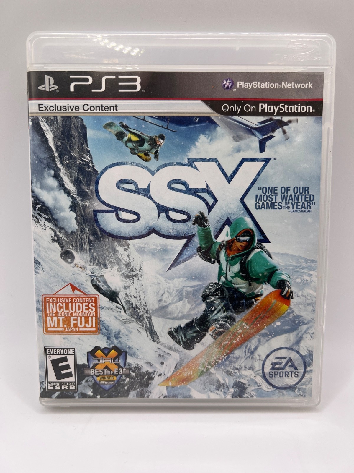 SSX PlayStation 3 CIB Complete in Box Tested Manual Included EA Sports Snowboar