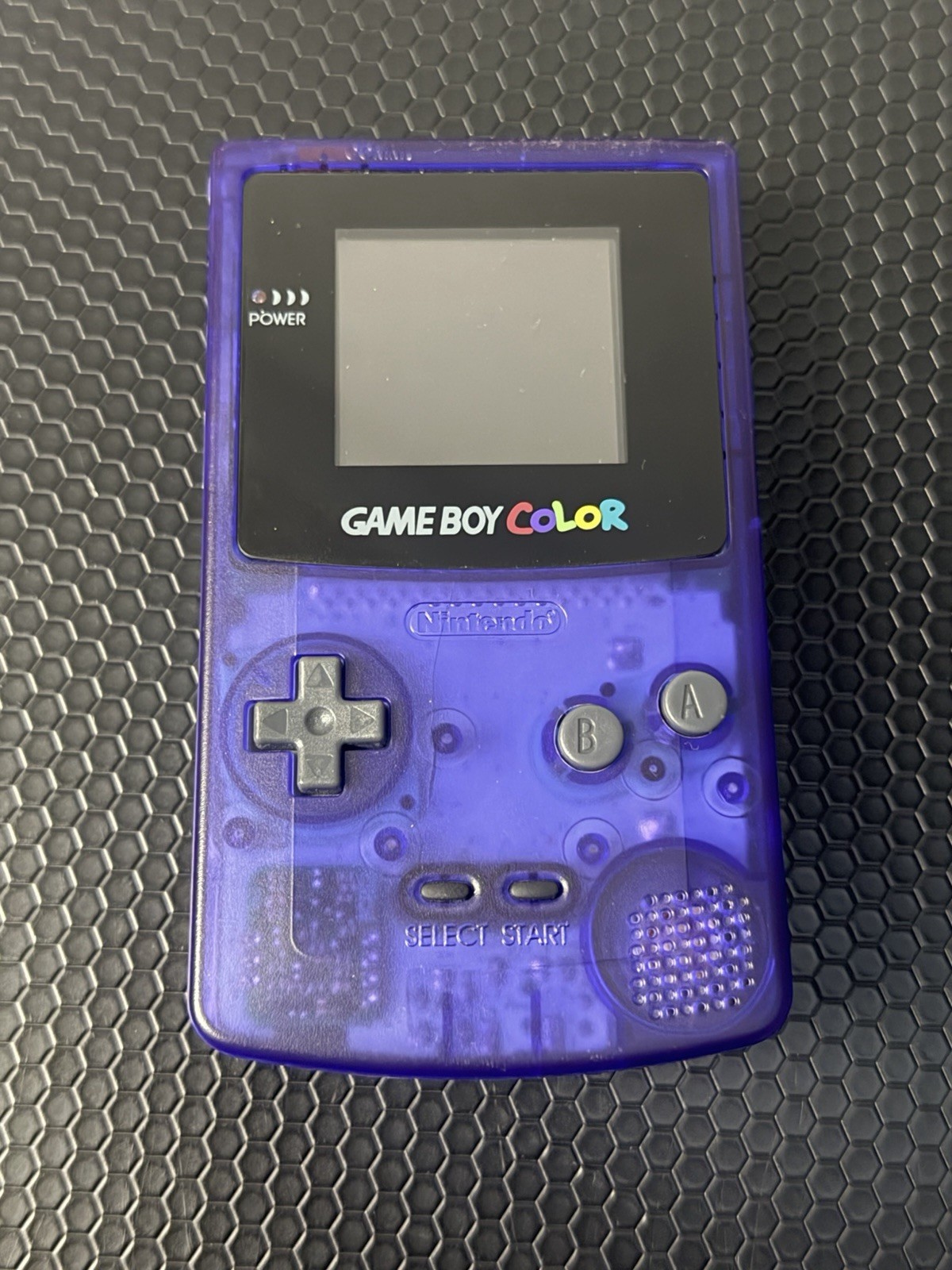 Nintendo Game Boy Color Console Purple – Backlit IPS Screen