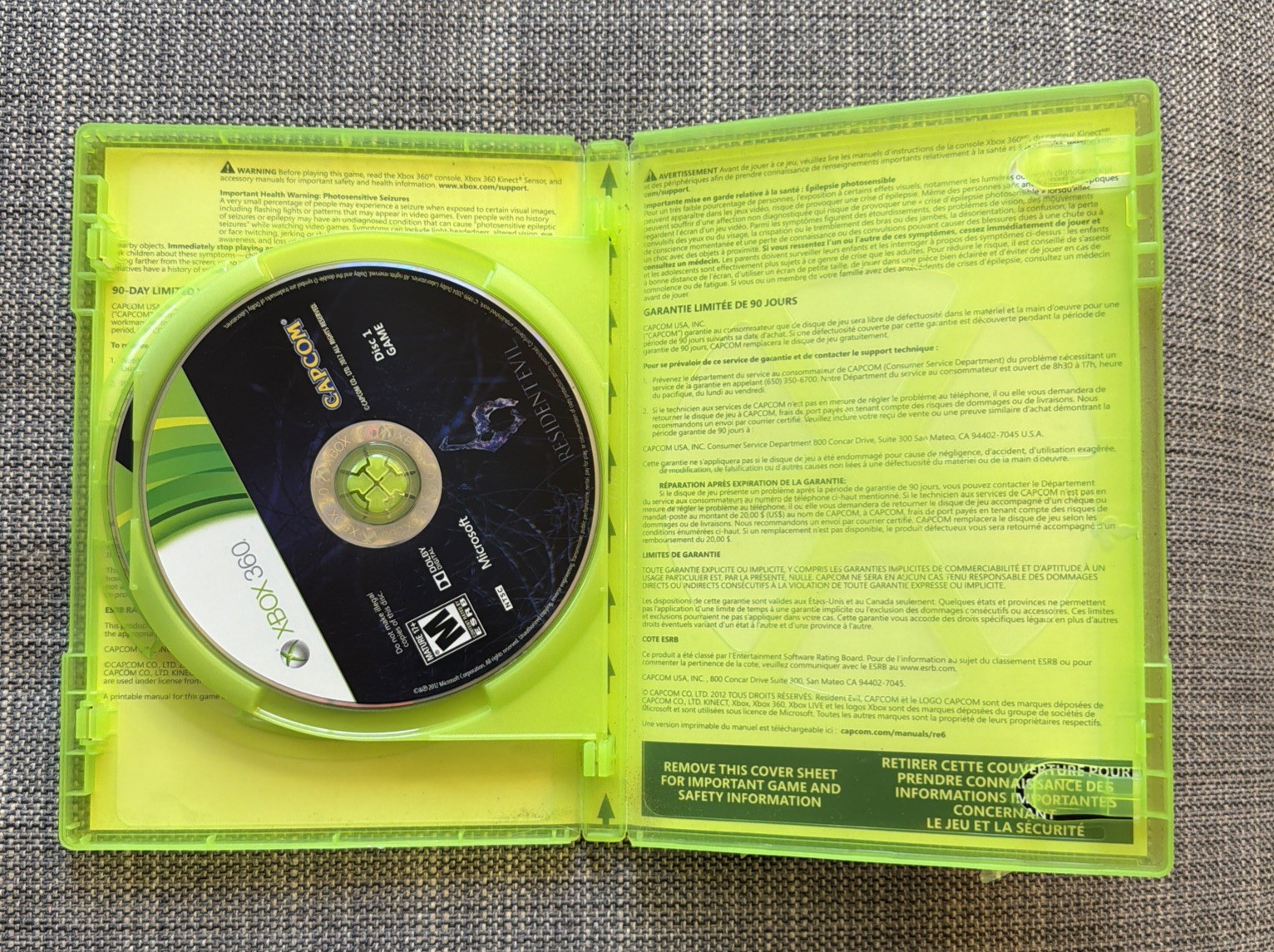Resident Evil 6 (M) Microsoft Xbox 360 – Tested