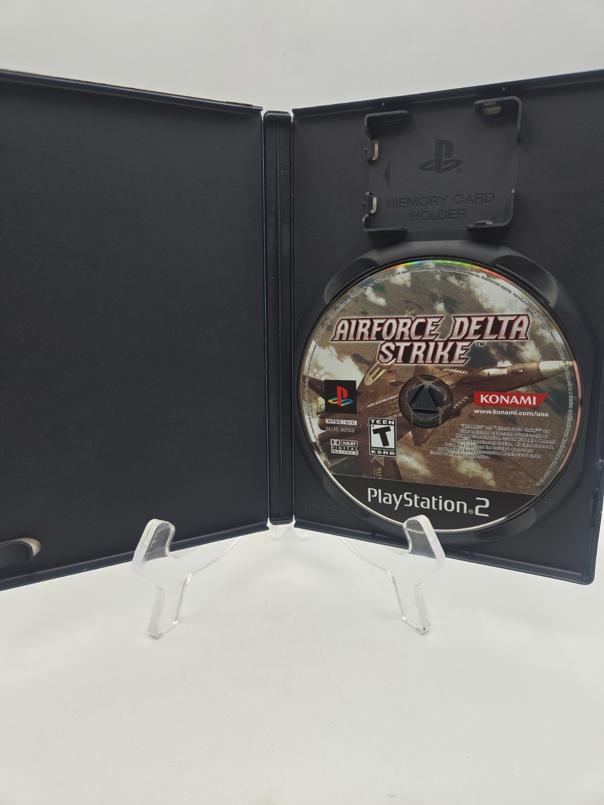 AirForce Delta Strike (Sony PlayStation 2, 2004) CIB Tested Konami No Manual