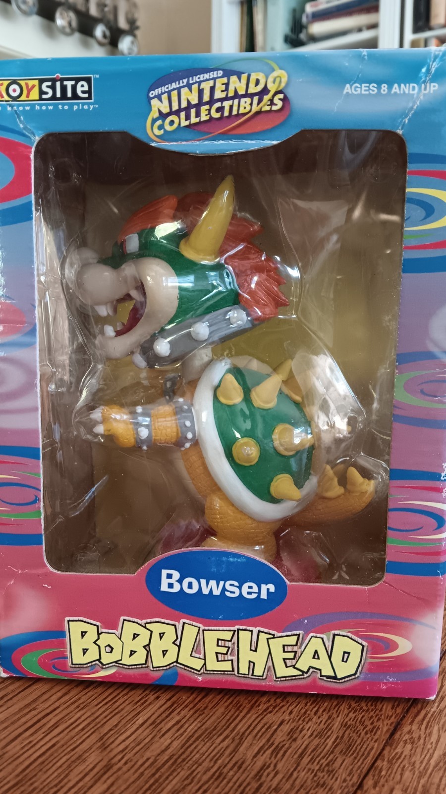 Bowser Bobblehead Nintendo 2002 Toysite BD&A Collectible in original Box
