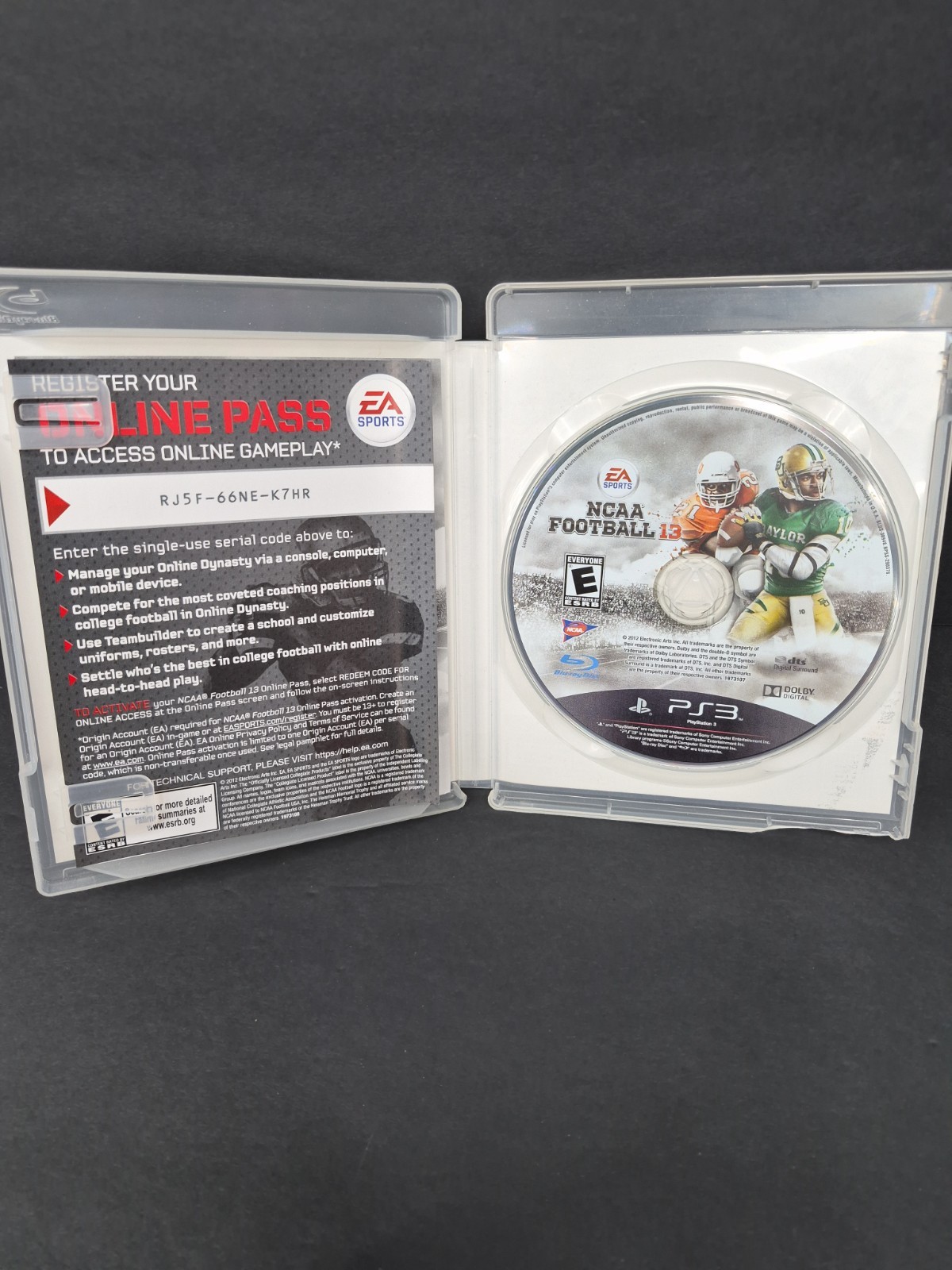 NCAA Football 13 (Sony PlayStation 3, 2012)