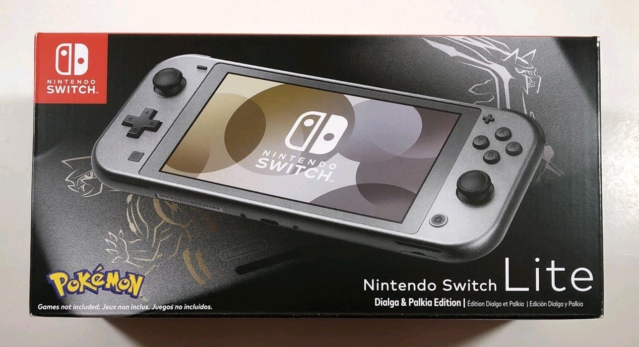 NEW Nintendo Switch Lite Pokémon Dialga & Palkia Edition Console – Ships TODAY!