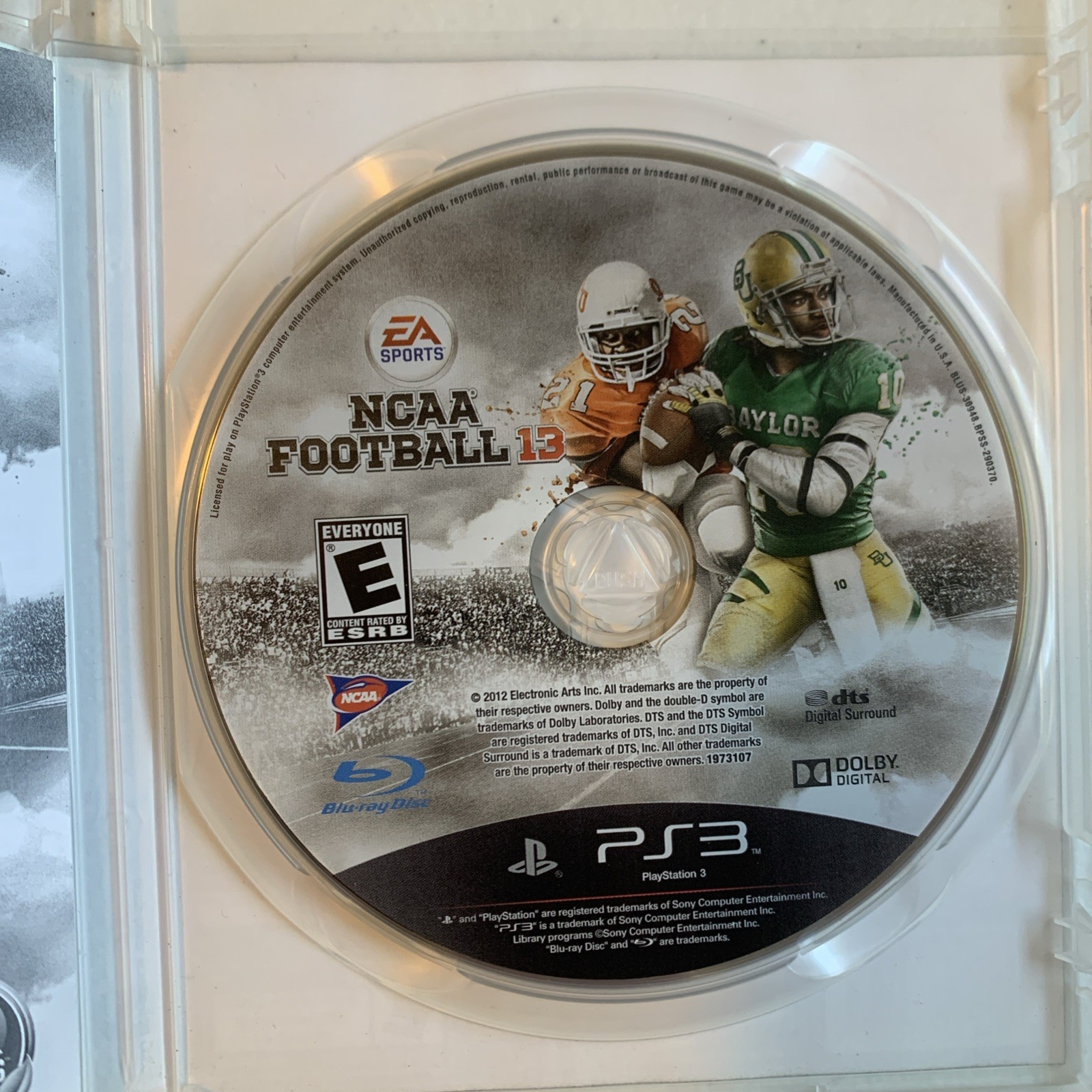 NCAA Football 13 Bonus Edition (Sony Playstation 3, 2012) PS3 Tested Working