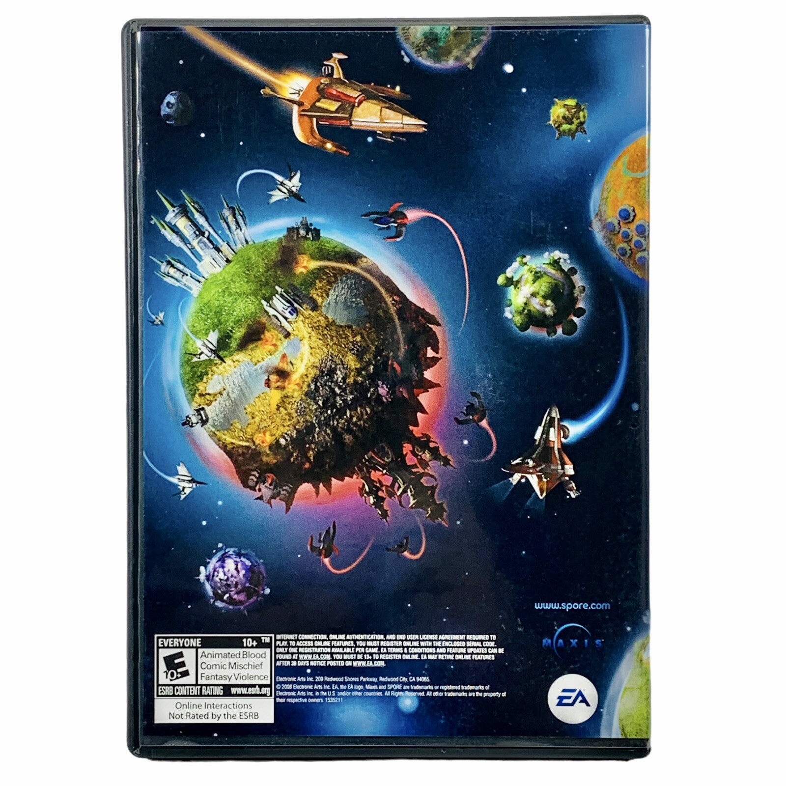Spore w/ Creature Creator and Creep & Cute (2008) – WIN MAC DVD-ROM Video Game