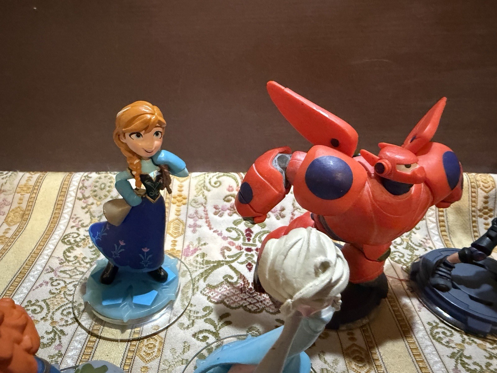 Disney Infinity Phineas Agent P Sorcerer Mickey Elsa Anna Merida Big Hero 6 LOT