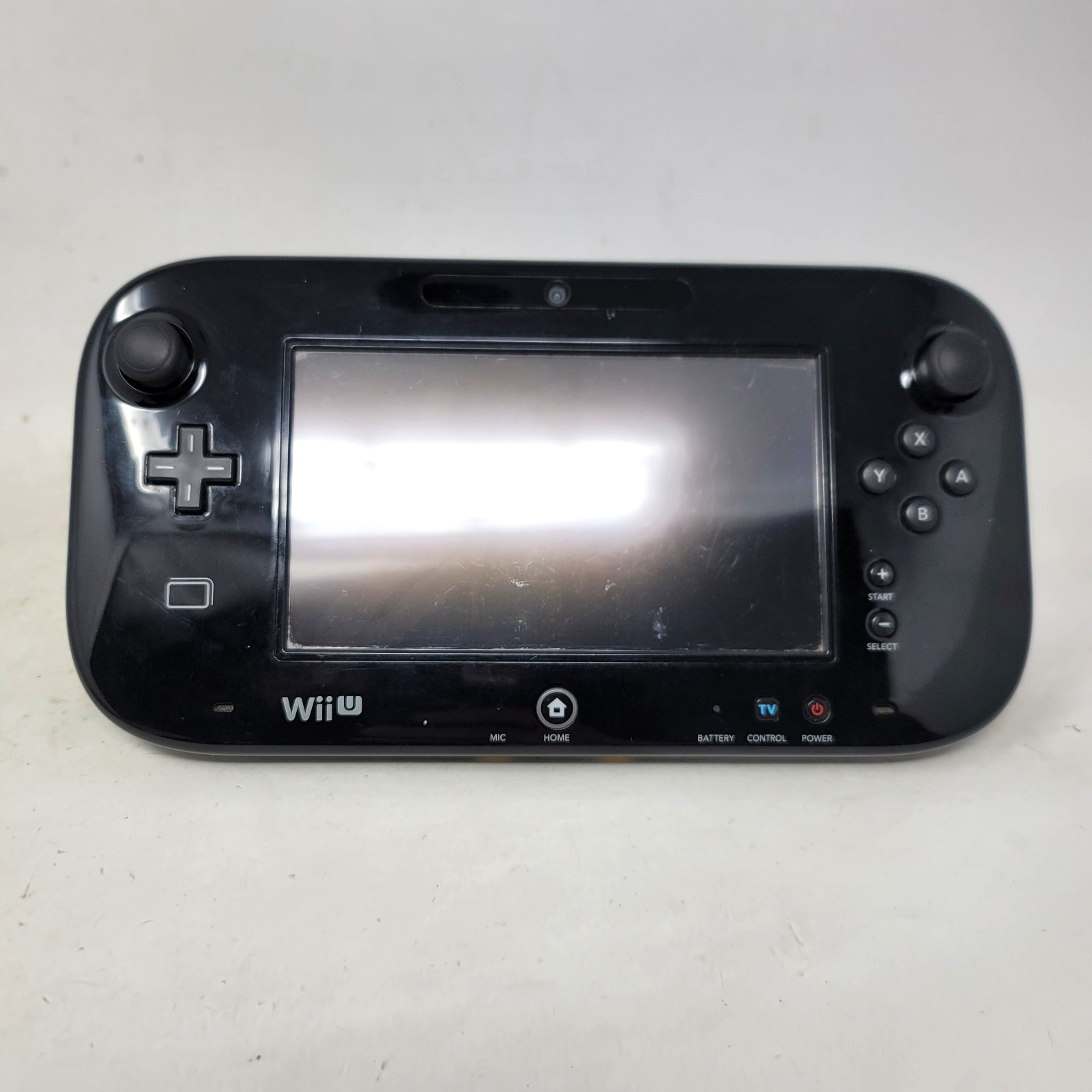 Nintendo Wii U WUP-010 Gamepad Black Damage Screen For Parts Only