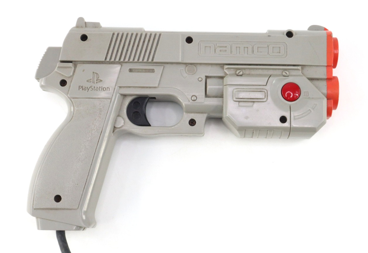 Namco Guncon Light Gun PlayStation 1 PS1 NPC-103 Gray Tested A