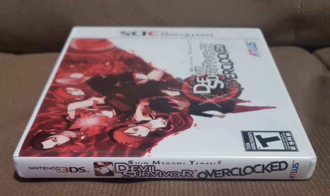 Shin Megami Tensei Devil Survivor Overclocked (Nintendo 3DS) Case & Artwork ONLY
