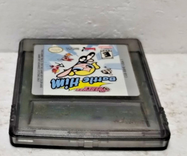 The Powerpuff Girls Battle Him Nintendo Gameboy Color Game Cartridge 1998