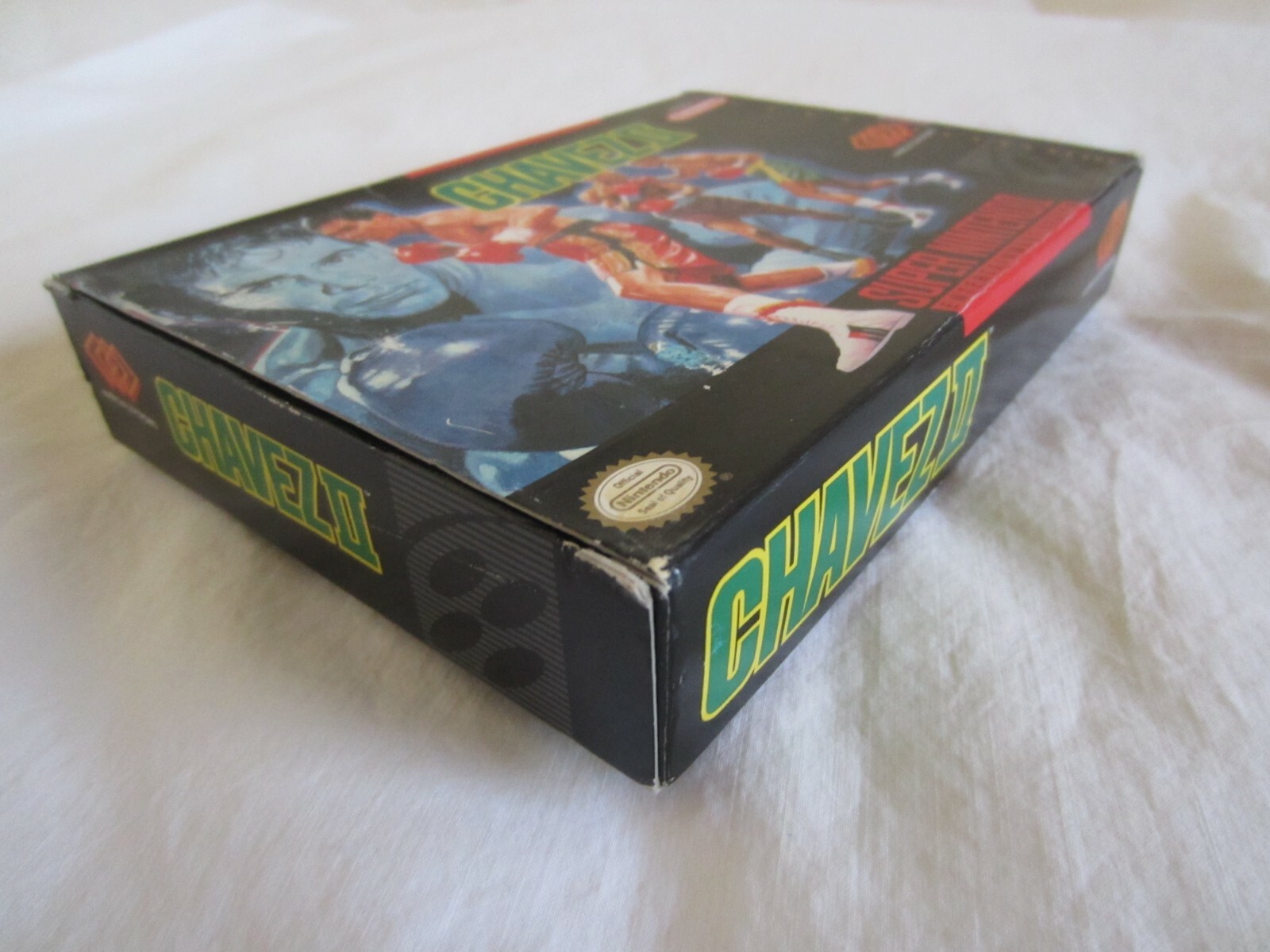 Chavez Boxing II (SNES) Super Nintendo CIB Complete Box 1994 ASC RARE