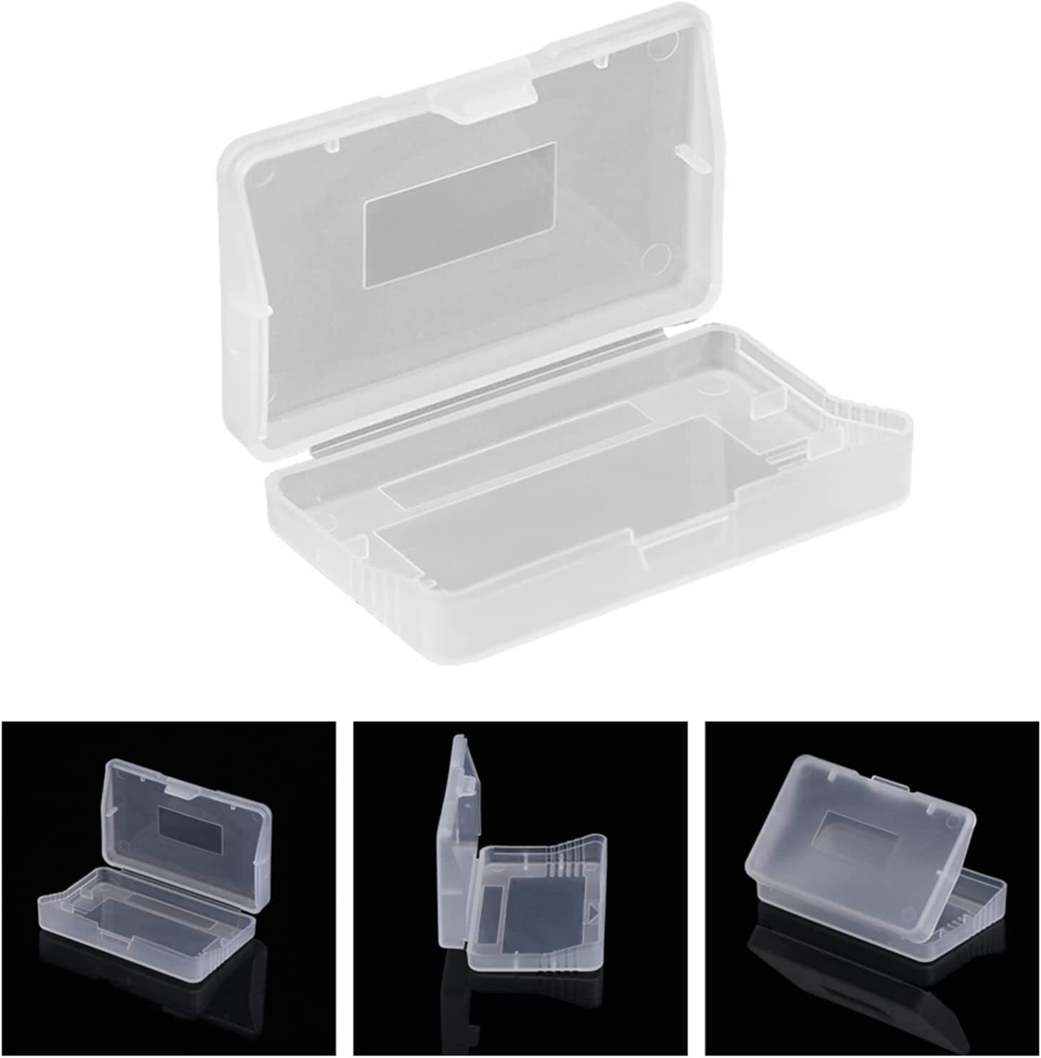 10x GBA Cases Clear Plastic Cartridge Nintendo Game Boy Advance Games Dust Cover