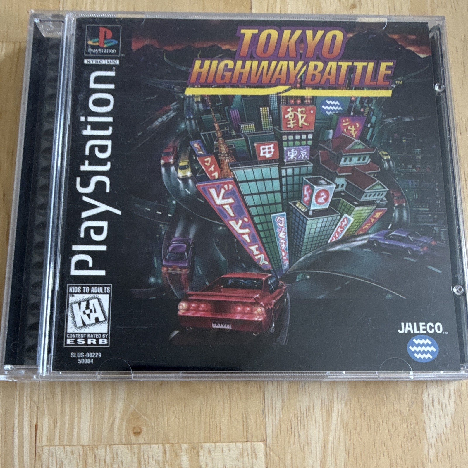 Tokyo Highway Battle PS1 w/ Manual, KA NTSC-U/C (US/CA) 1996 Black Label