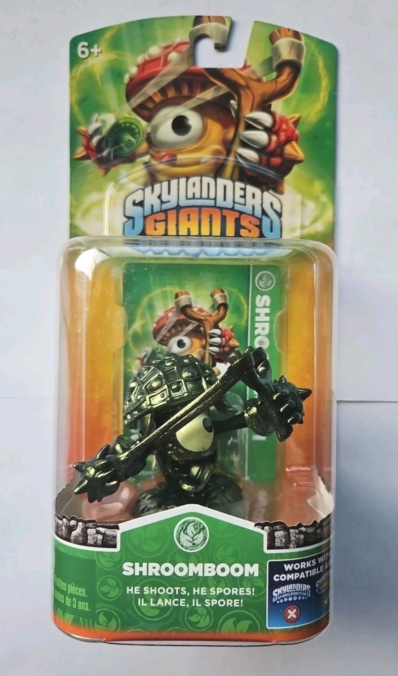 Ultra Rare Golden Skylanders Giants Shroomboom – Variant – Brand New and Sealed