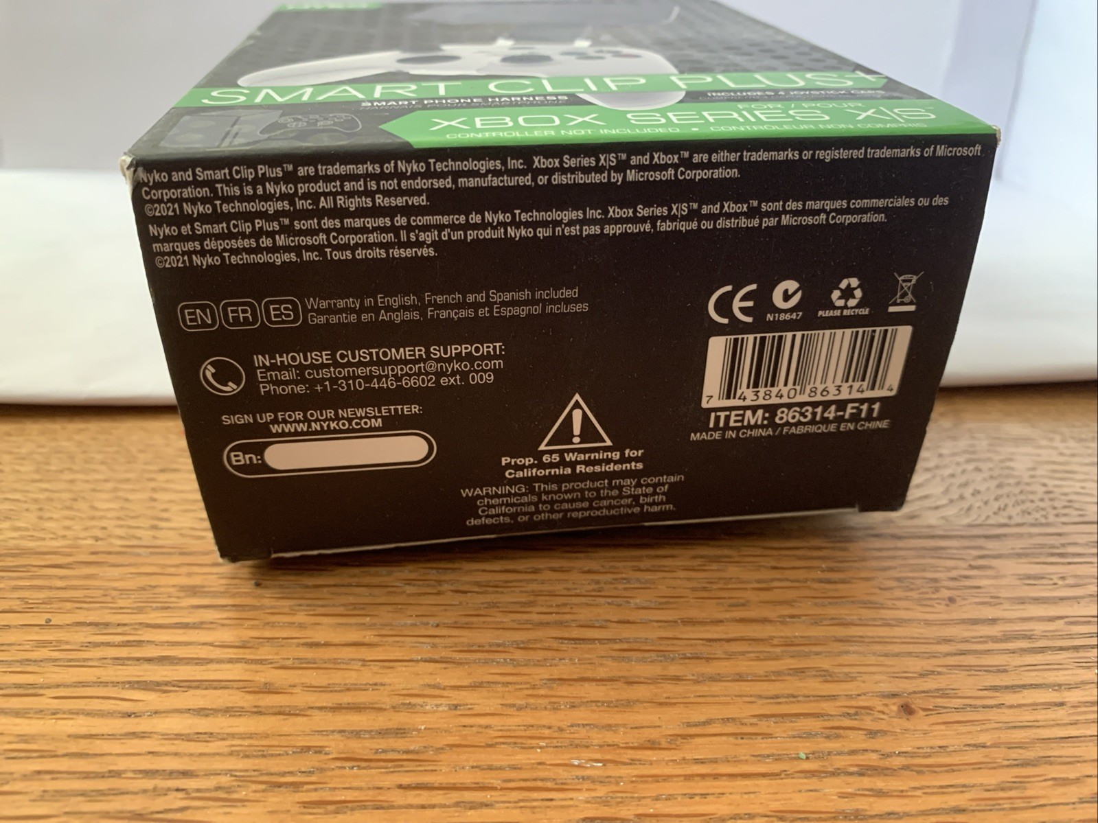 Nyko Smart Clip Plus+, For XBOX Series X|S External Attachment NIB New