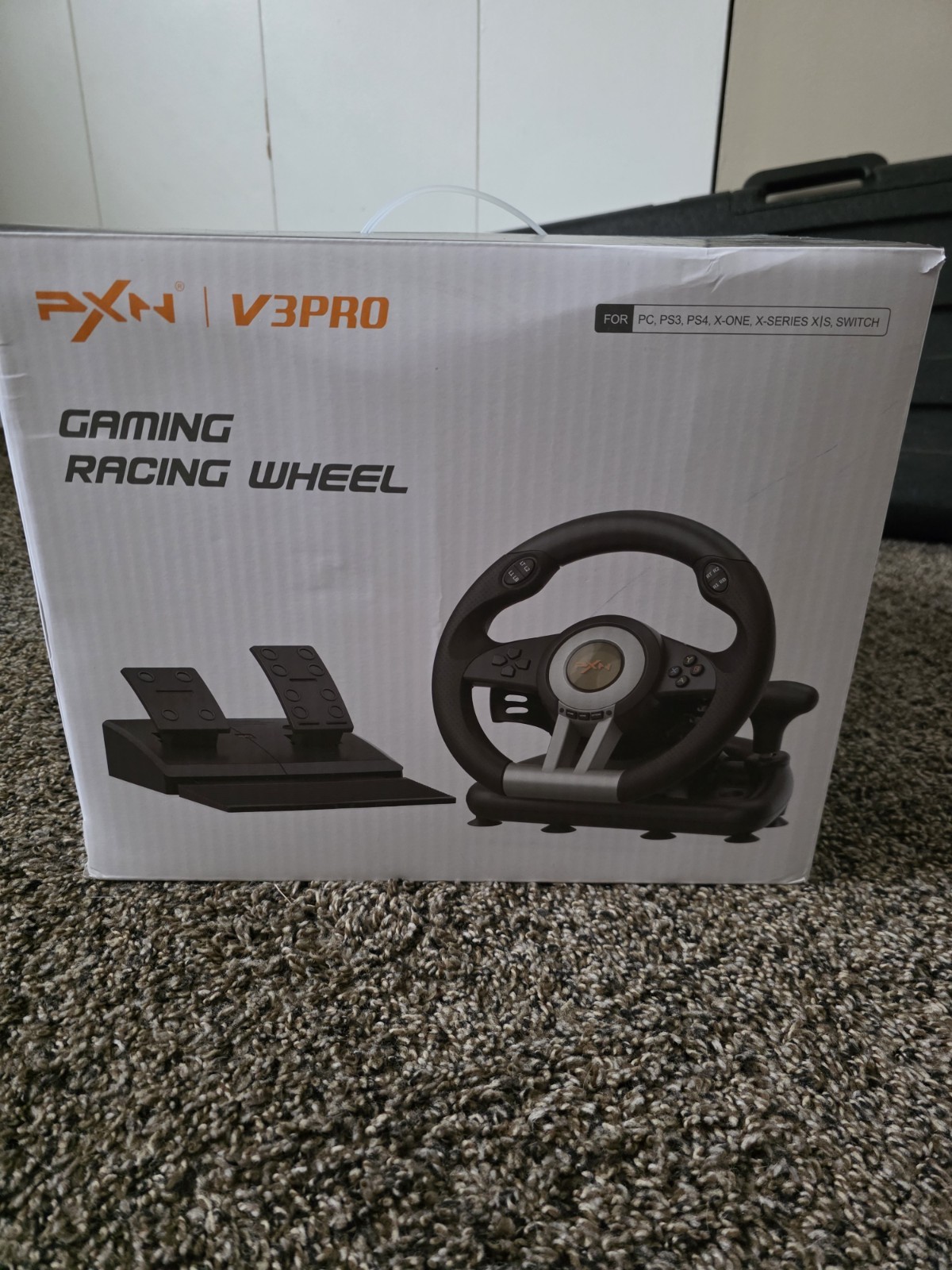 PXN V3PRO Racing Wheel w/ Pedals (Lightly Used)