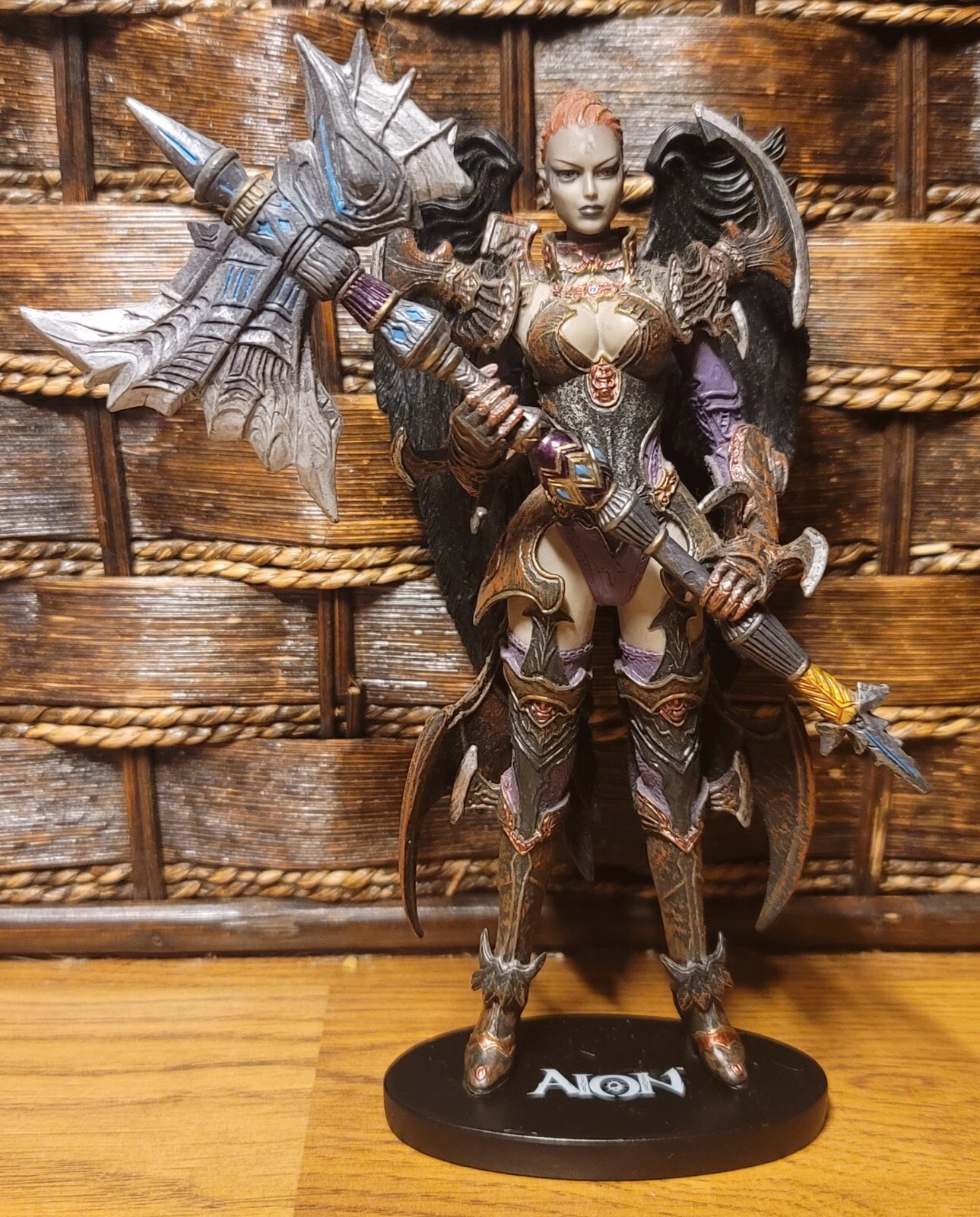AION: The Tower of Eternity – 6.25″ LE Statue “Avia” Winged Asmodian Daeva w/Axe