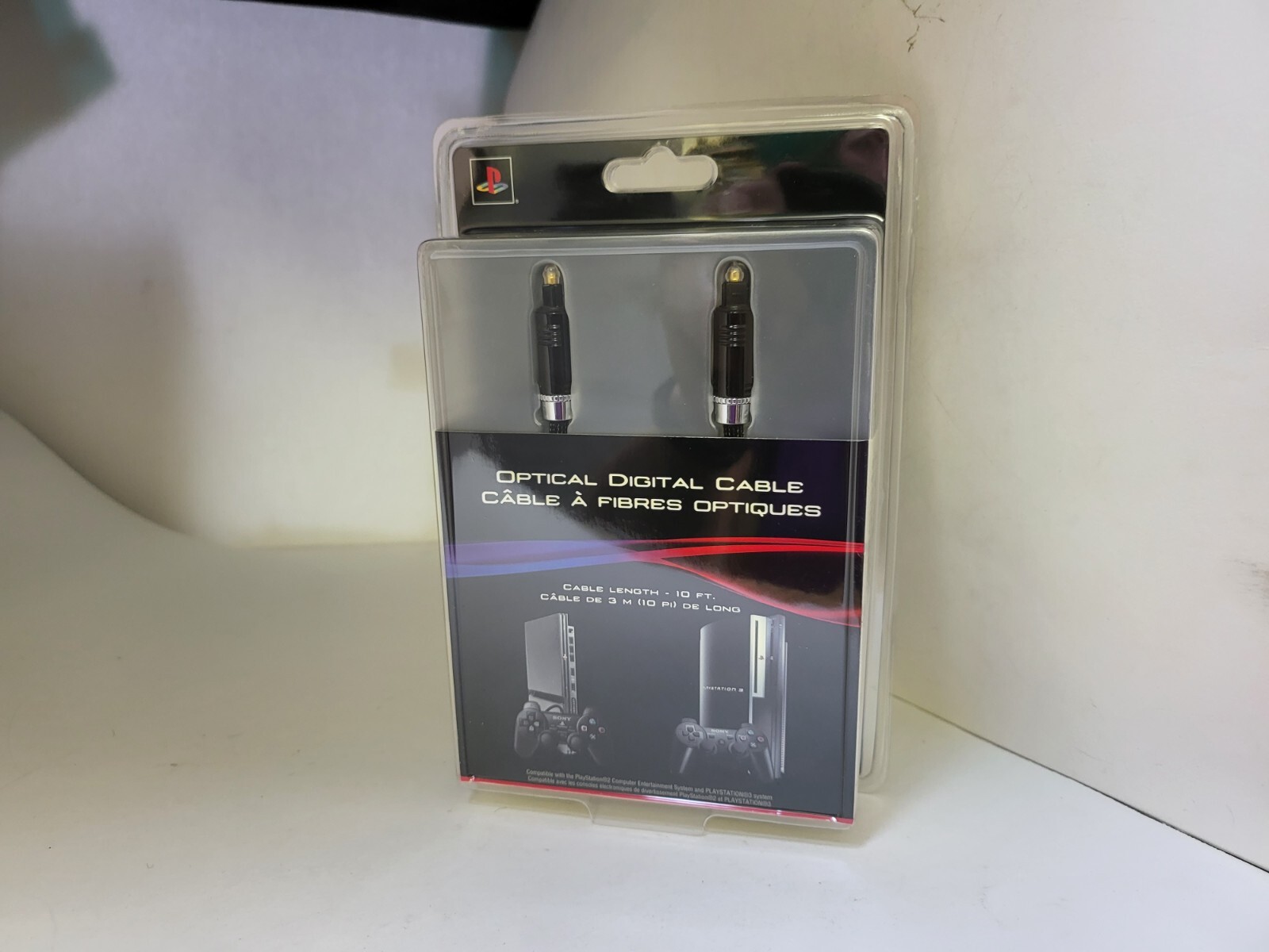 NEW Authentic OEM Genuine Sony PlayStation 2 PS2 Digital Optical Cable 10FT #40C