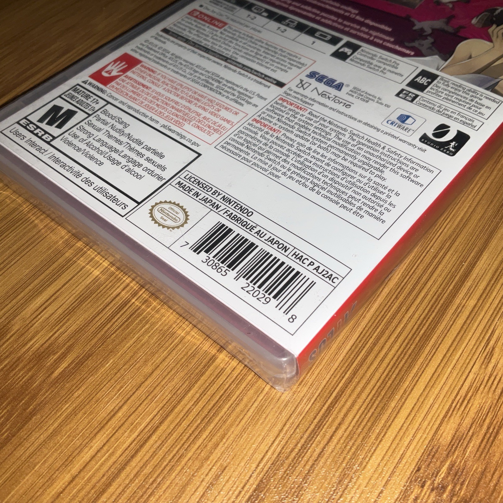 Catherine Full Body Nintendo Switch, NSW – Brand New