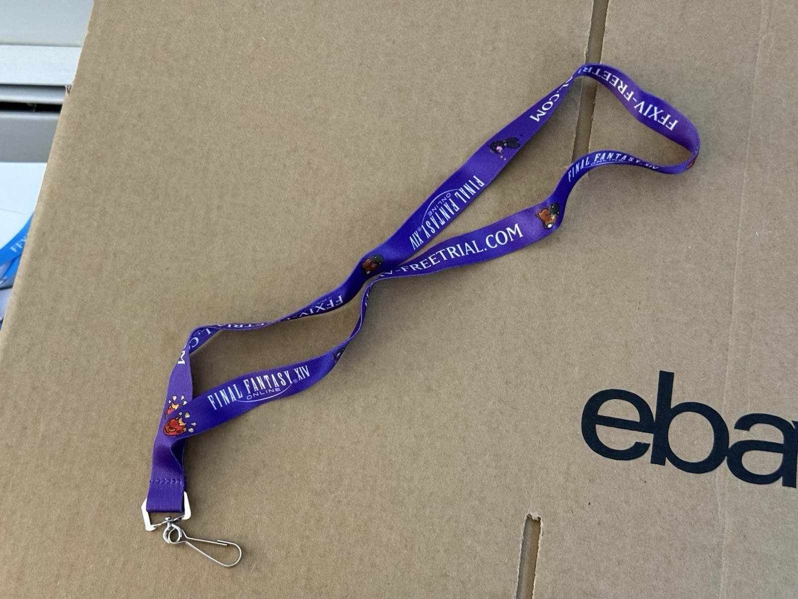 Final Fantasy XIV Online PAX East 18 19 20 Exclusive Red Purple Blue Lanyard NEW