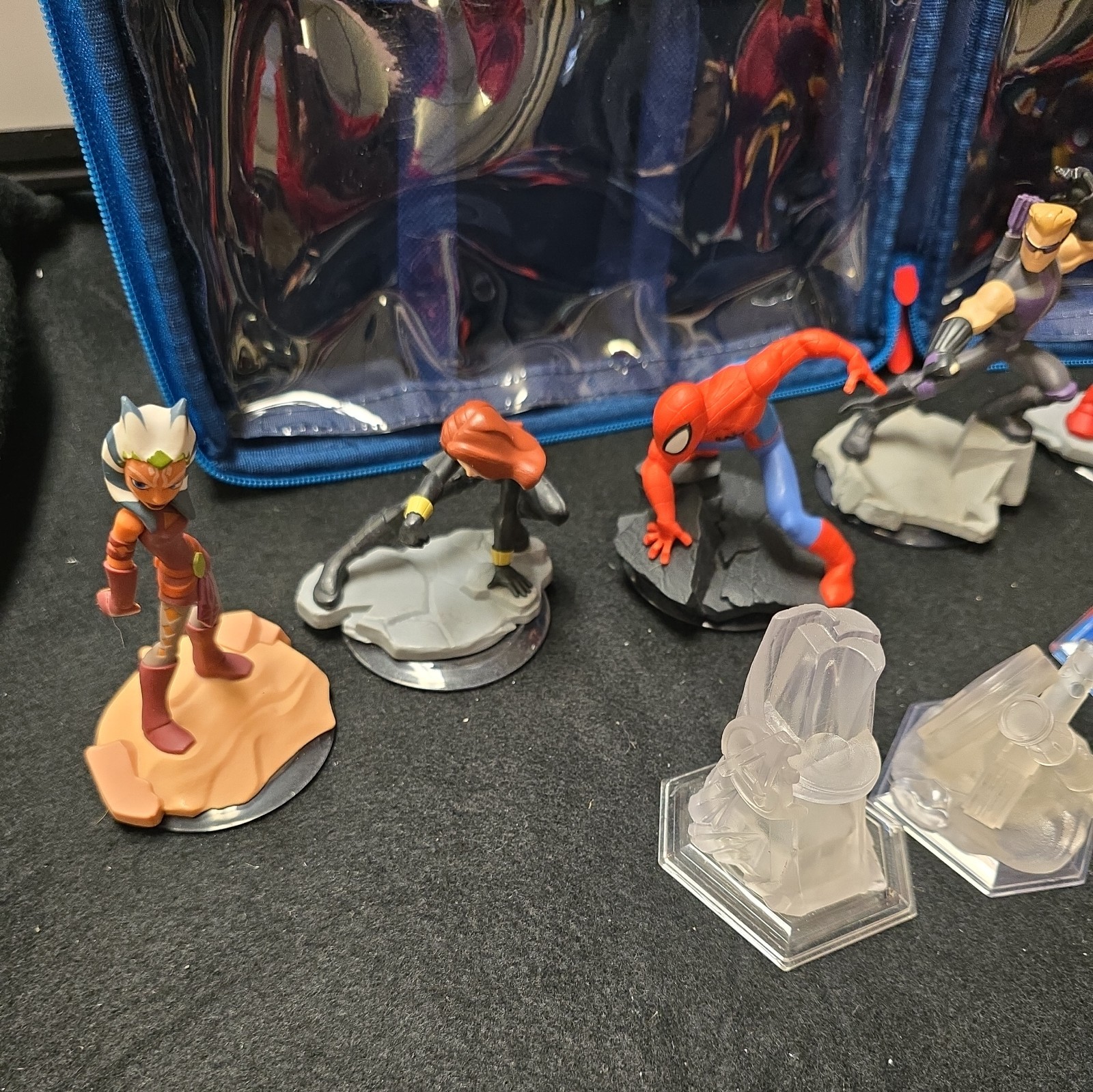 Lot Of 10 Disney Infinity 2.0 Edition Figures Marvel Super Heroes, Case/Portal