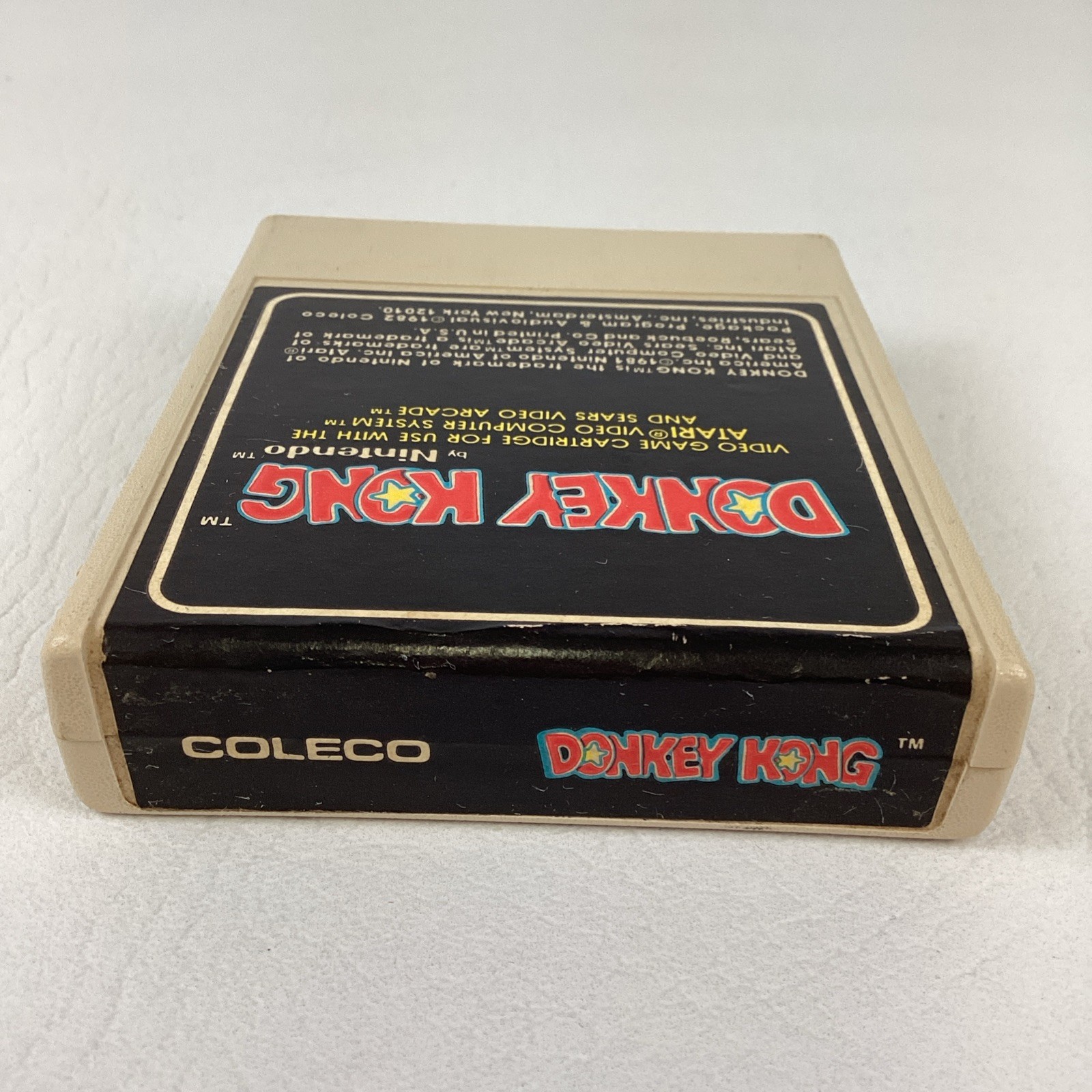 Atari 2600 Nintendo Donkey Kong Video Game Cartridge Vintage 1982 Retro TESTED