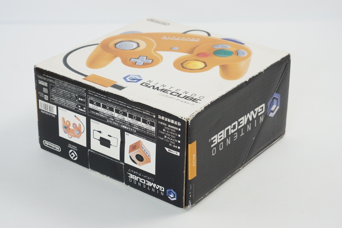 Gamecube Orange Console Boxed DOL-101JP For Japan Game Tested System DJH0069536