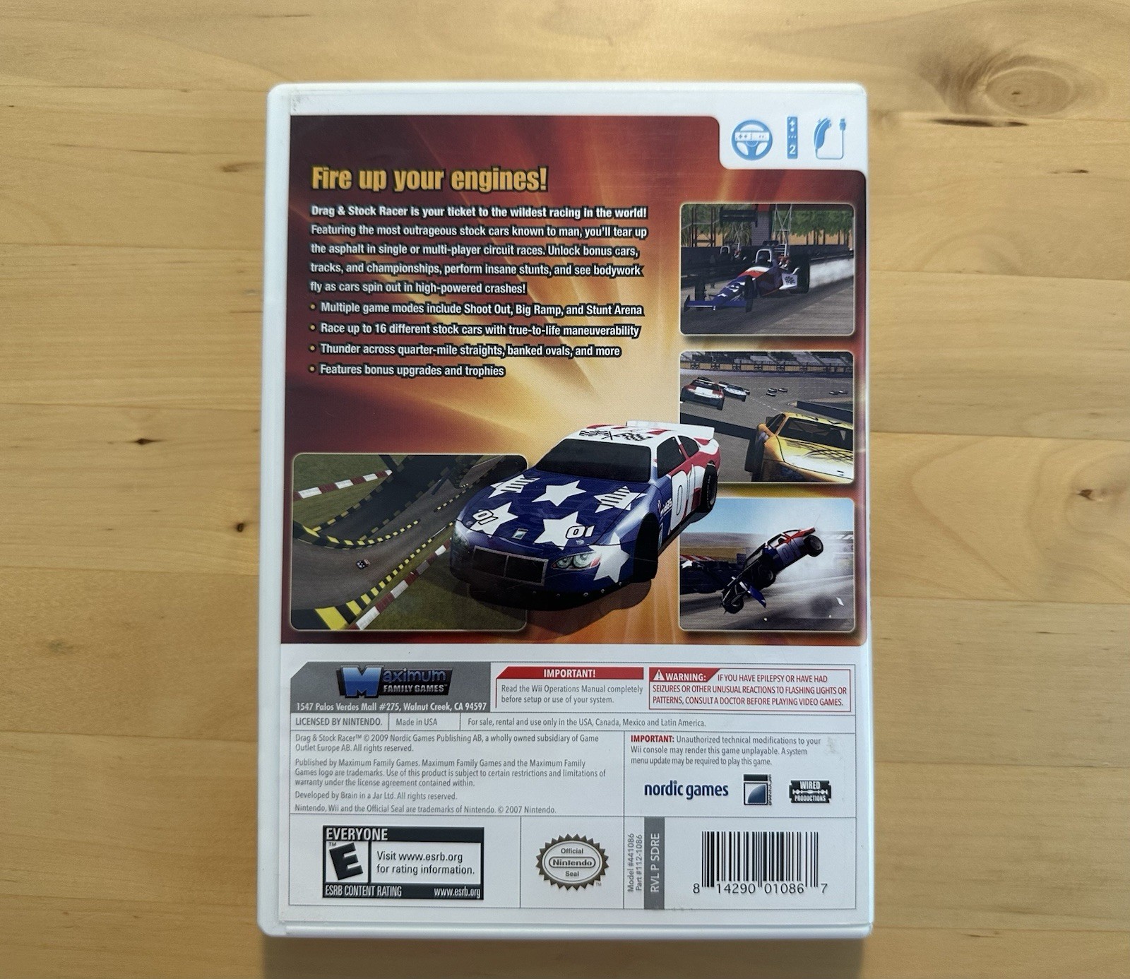 Maximum Racing: Drag & Stock Racer – CIB – Rare Maximum Games Nintendo Wii Game
