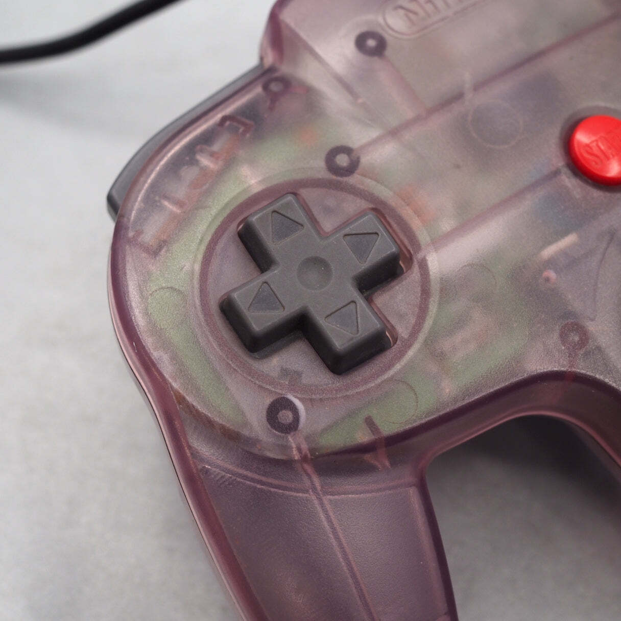 Nintendo 64 Controller only NUS-005 Clear Purple Official N64 Tested Working