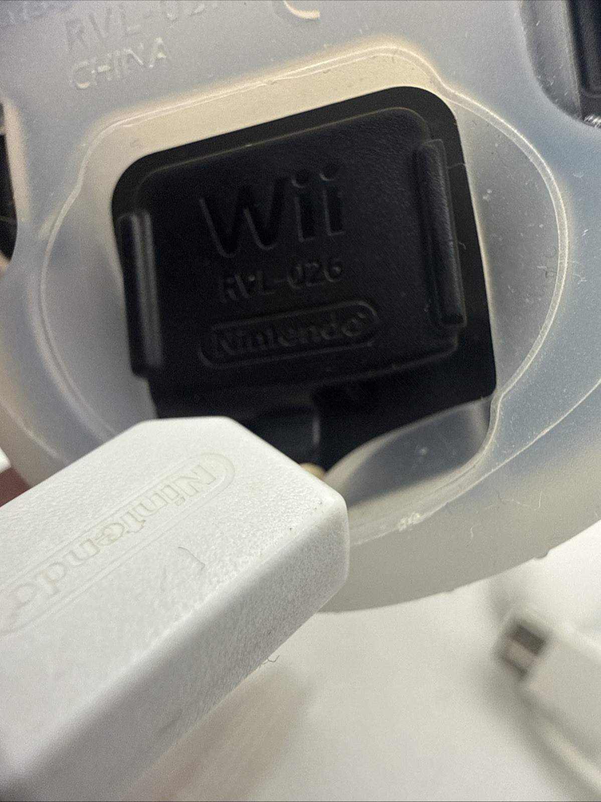 Nintendo Wii RVL-036 Motion Plus Remote Controller Adapter Cover Nunchuck