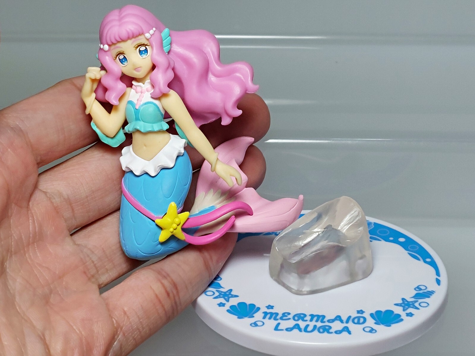 Tropical Rouge! Precure Cutie Figure Mermaid Laura Bandai 2021 Japan U03 3in