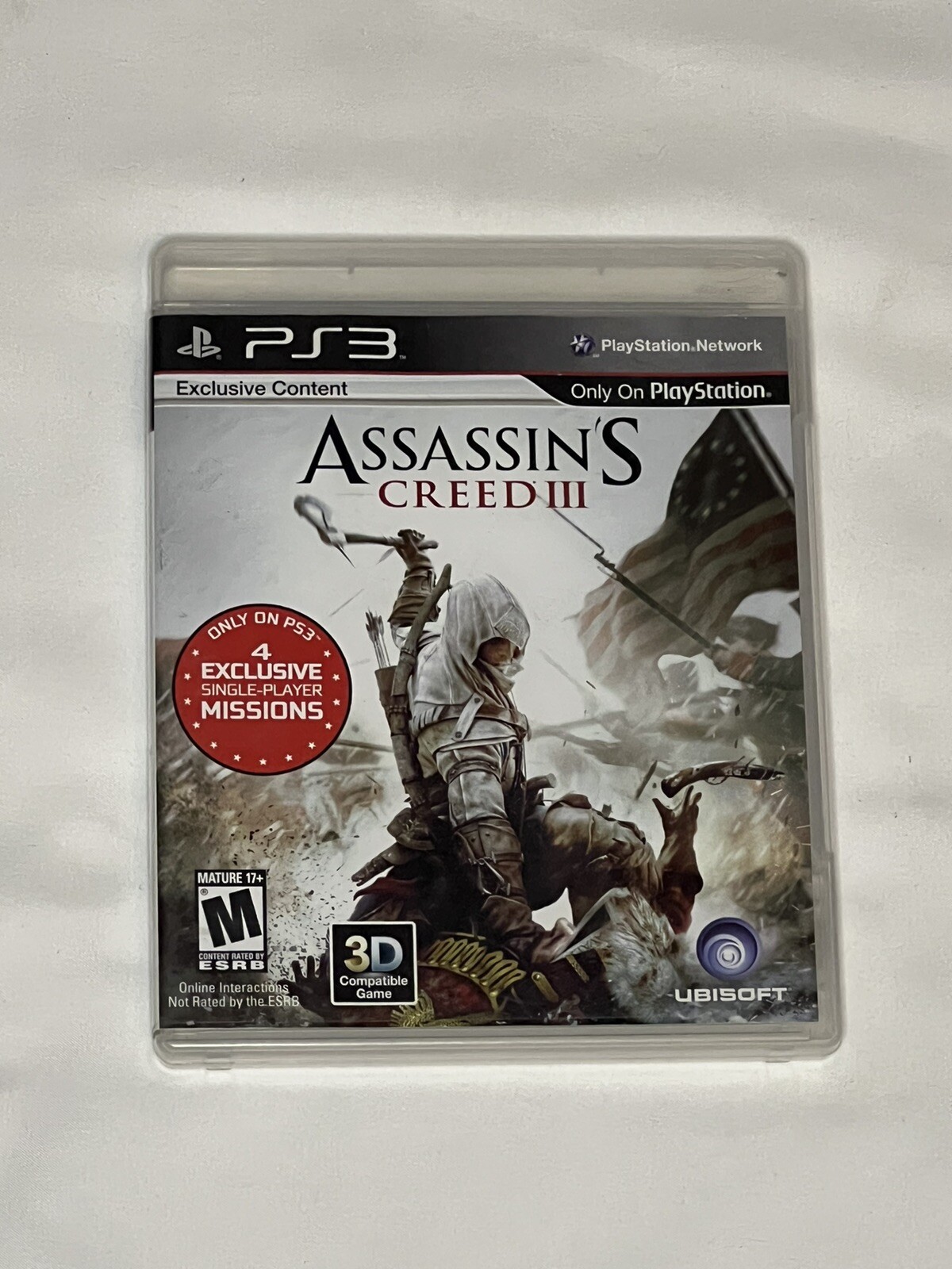 Assassin’s Creed III (Sony PlayStation 3, 2012) – Complete w/ Manual