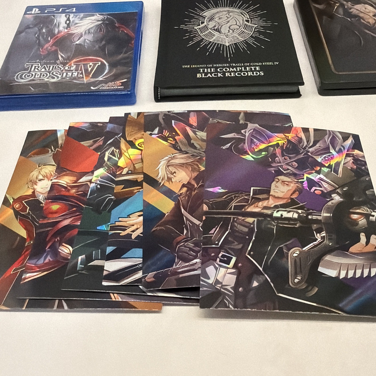 Legend of Heroes Trails of Cold Steel IV Limited Edition Collectors Box PS4!