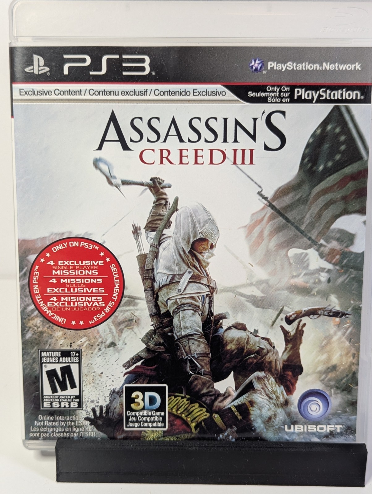 Assassin’s Creed III Not for Resale PS3 PlayStation 3 – Tested/Working
