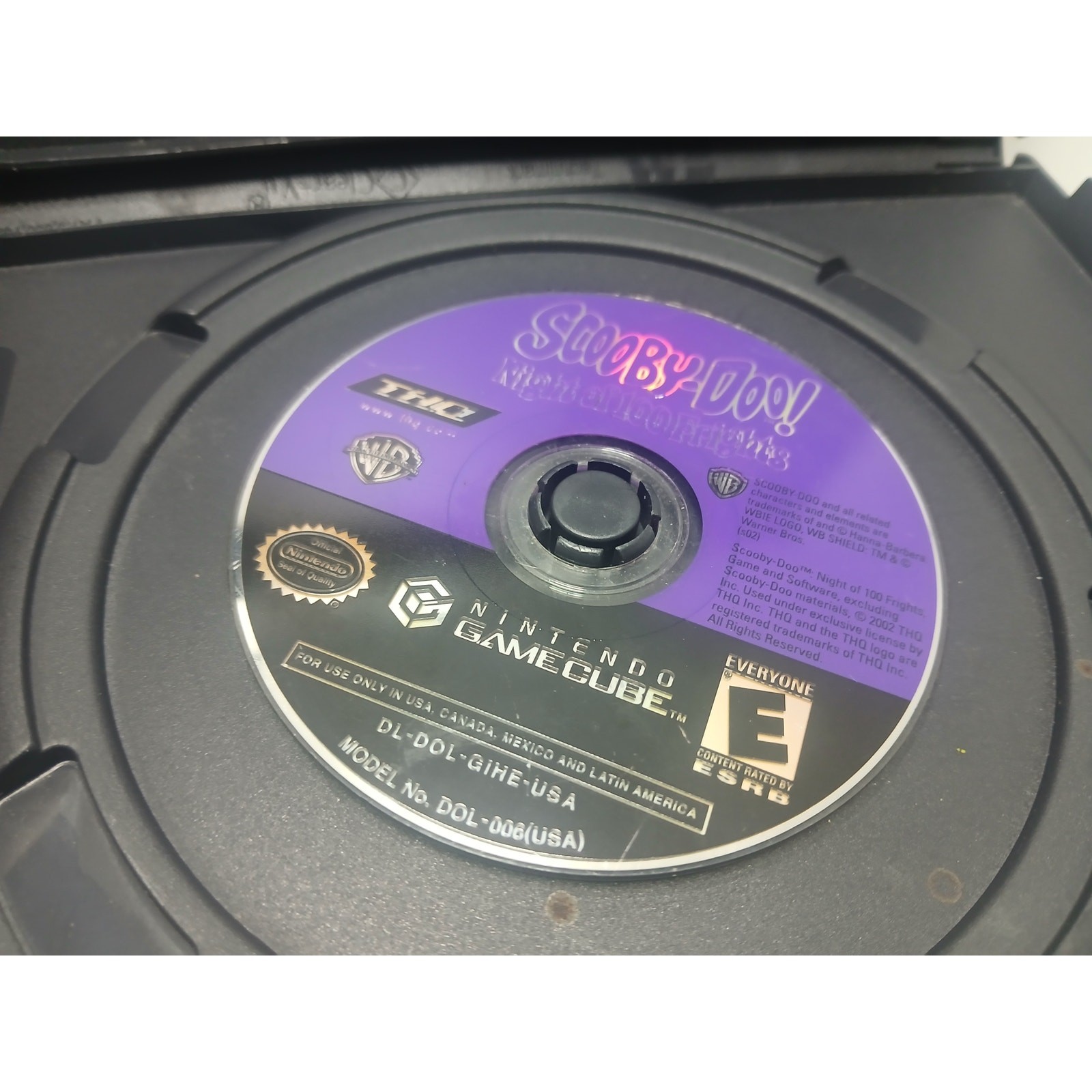 SCOOBY DOO NIGHT OF 100 FRIGHTS DISC ONLY NINTENDO GAMECUBE