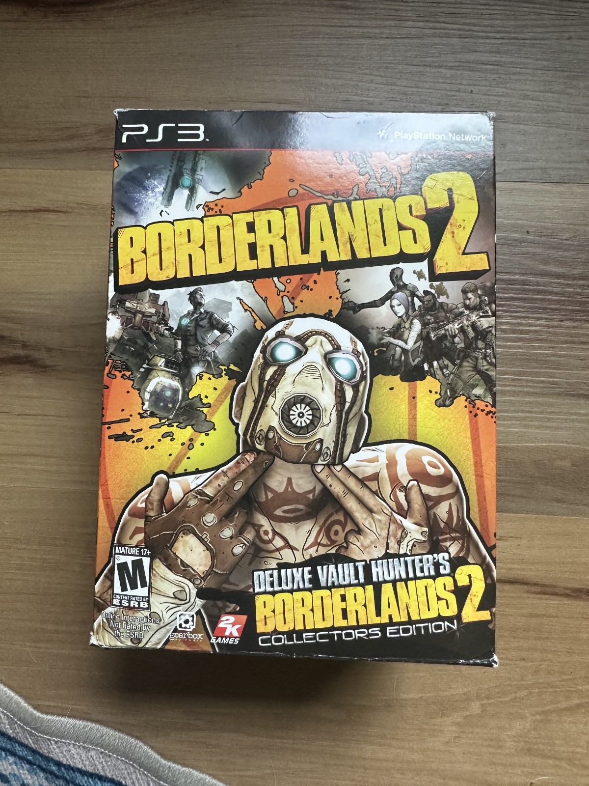 Borderlands 2 Deluxe Vault Hunter’s Collector’s Edition PS3 – Box and Bobblehead