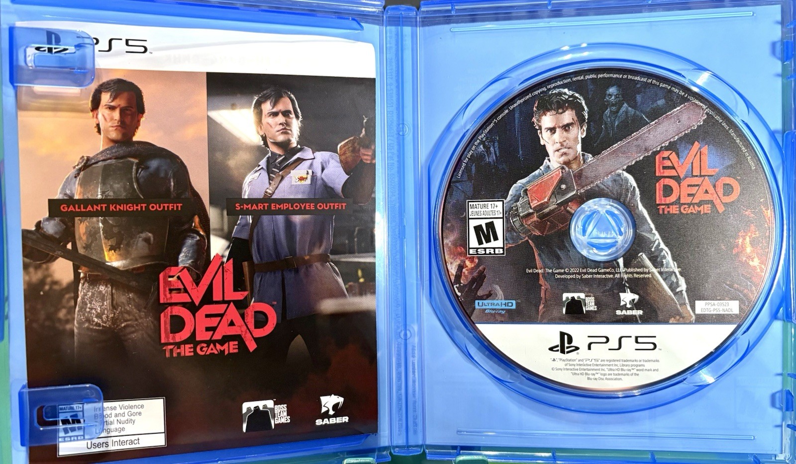 Evil Dead: The Game (PS5, 2022), CIB