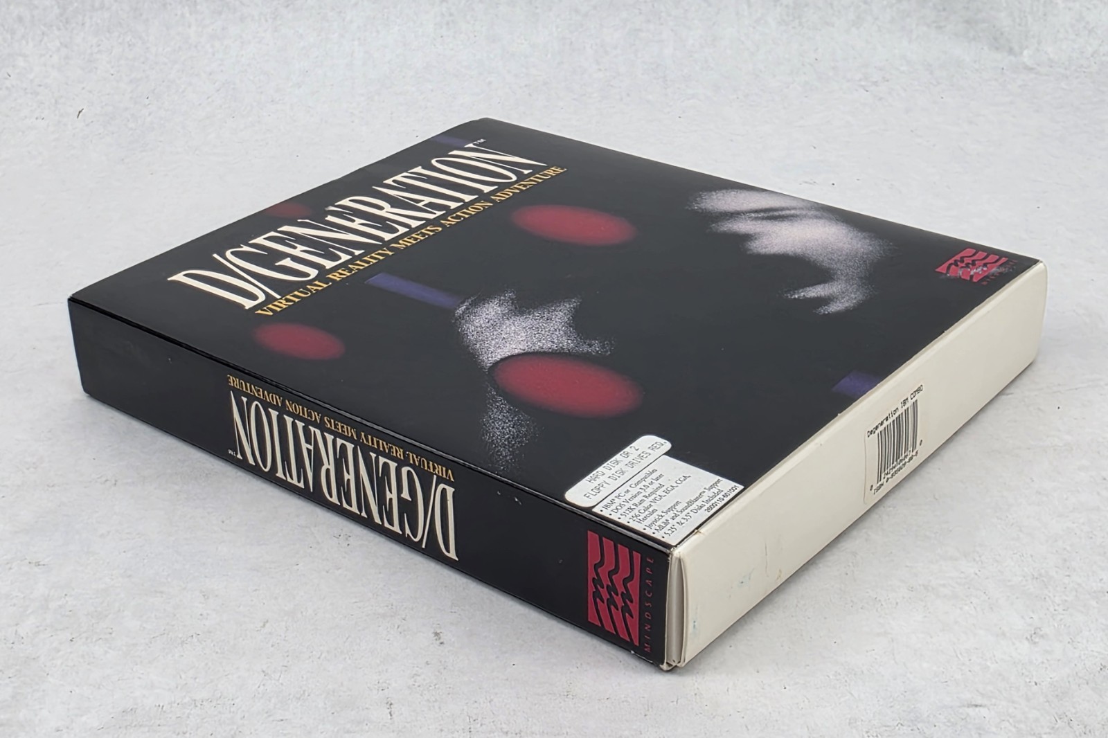 D/Generation BIG BOX PC 3.5 & 5.25″ Floppy Mindscape 1991